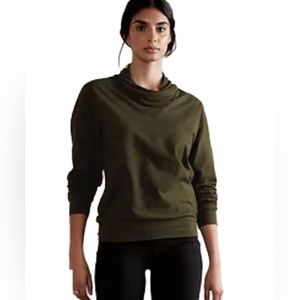 Banana Republic Factory Active Cowl-Neck T-Shirt
